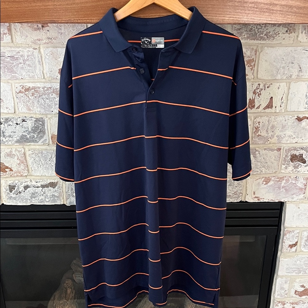 Callaway Navy and Orange Polo Shirt